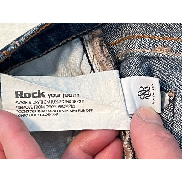 Rock & Republic Jeans Kasandra Bootcut Blue Denim Jeans Size 31 - Picture 10 of 11